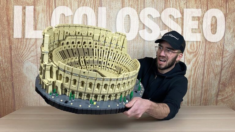 Costruito in miniatura: il Colosseo in Lego rivela le sue dimensioni reali